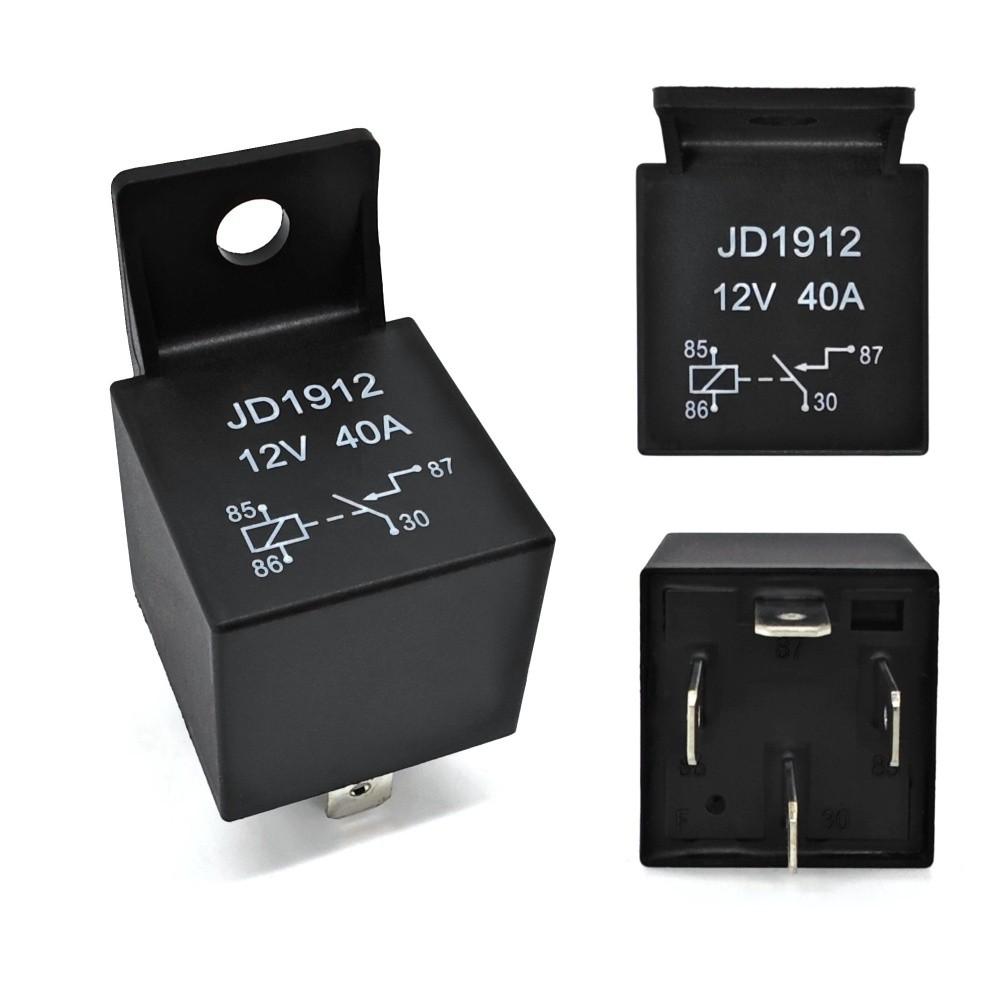 2 Pcs Universal Relay 12V, 40A, 4 Pin Off-Road