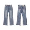 Fashion Print Jeans Loose Casual Sports Denim Pants for Men and Women