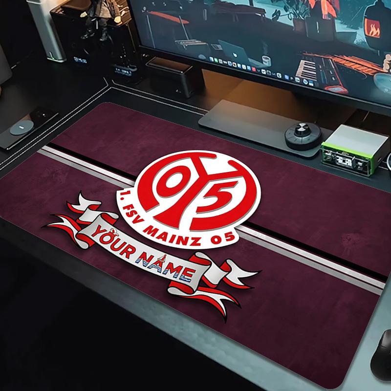 Custom Name 1. FSV Mainz 05 Print Cushion Non-slip Laptop Tablet Big Mousepad XXL Mat Mini PC Playmat With Lock edge