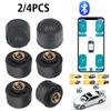 External Alarm Tire Pressure Sensors Car Motorcycle Universal Car TPMS Tire Pressure Monitoring System Bluetooth APP Phone Display 2/4PCS