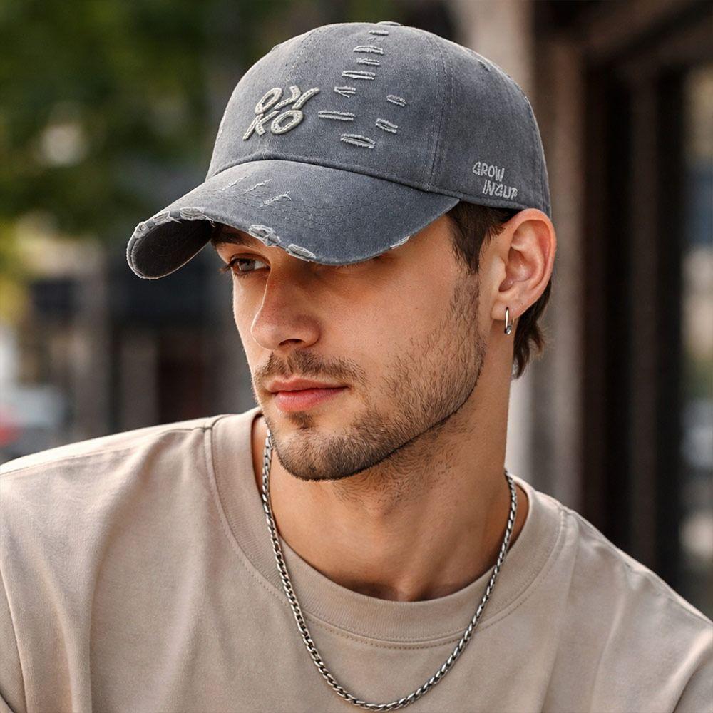Hip Hop Baseball Cap Cotton Snapback Hat Casual Visor for Men Women