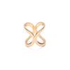 Fashion Cross Scarf Clip X Shape Metal Brooches For Women Hollow Bow Scarves Buckle Holder Shawls Jewelry Clothing