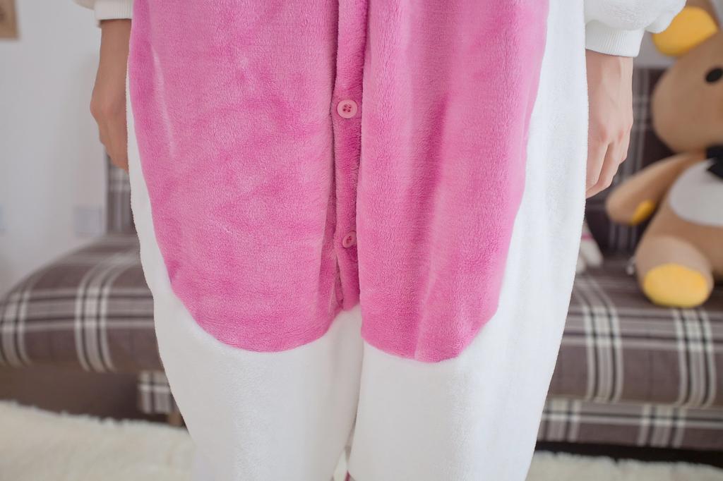 [dorawithme] Pink Unicorn Kigurumi, Adult Pajamas, Monster Kigurumi Cosplay (M (161cm-170cm))