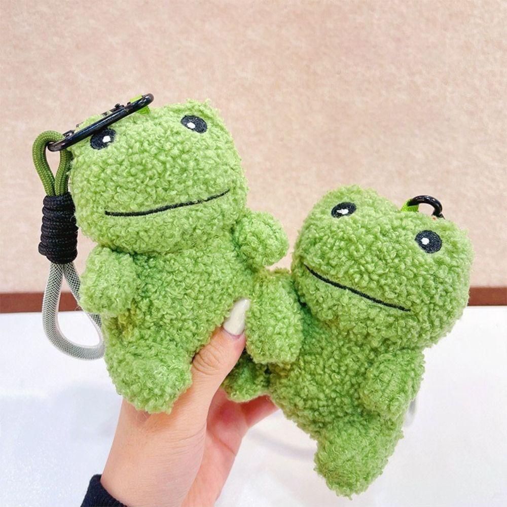 Игрушки для тряски, плюшевая игрушка, брелок для ключей, мультяшный рюкзак, мультяшная лягушка, брелок для детей