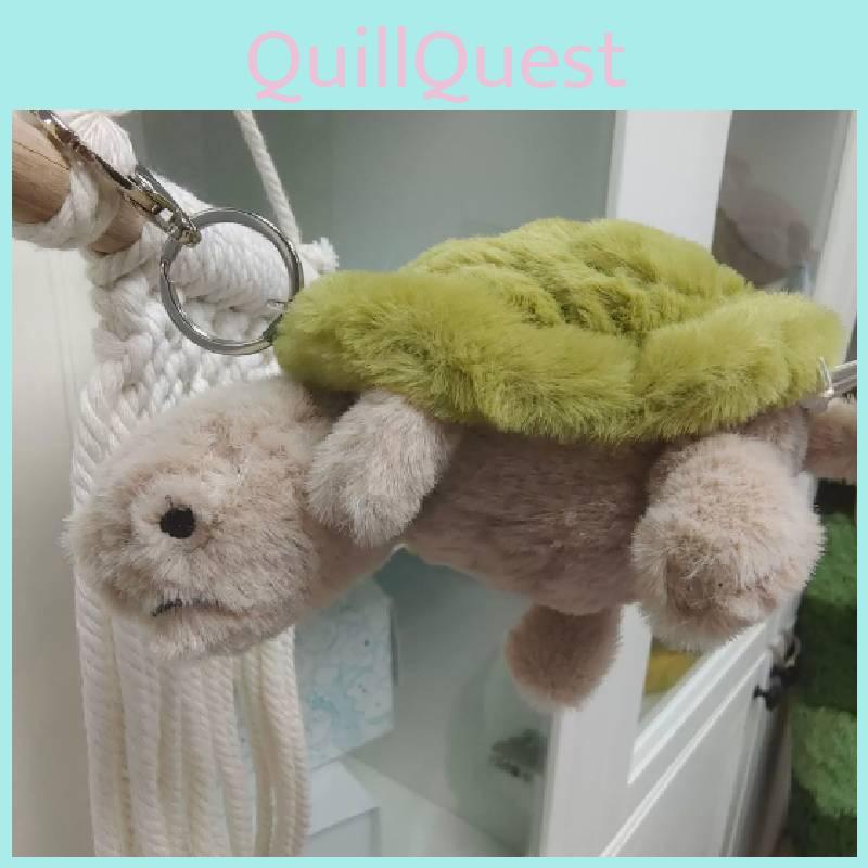 Милый плюшевый брелок в виде черепахи из премиального материала для детей и дорожных аксессуаров