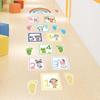 Animal Parent-child Floor Stickers Cartoon Underwater World Hopscotch Game Number Grids Decals