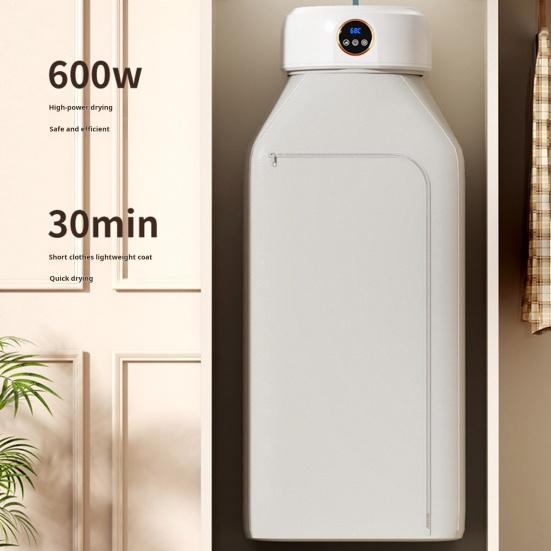 Маленькая сушилка для одежды Большая вместимость Функция таймера Нагрев на 360 градусов Компактная конструкция Складная