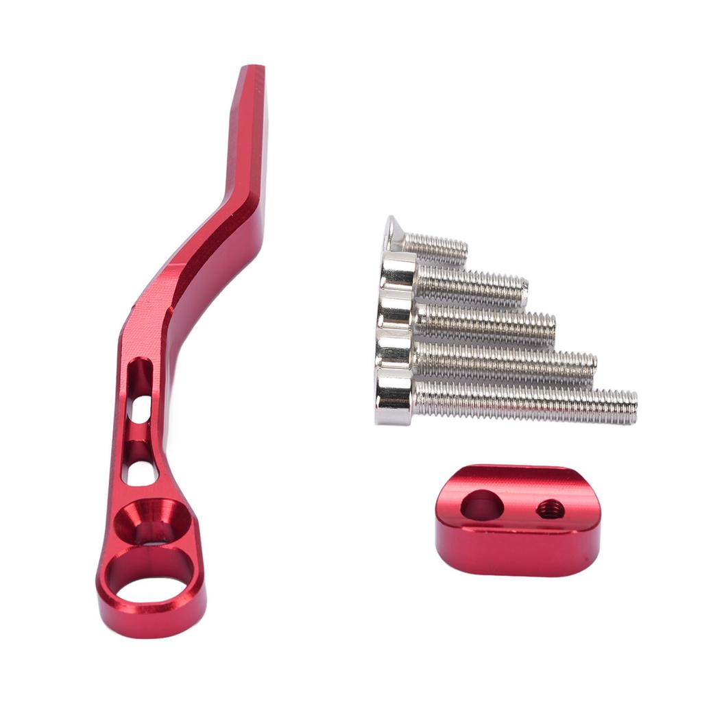 Велосипедный уловитель цепи Алюминиевый сплав Изысканный внешний вид Стабильный держатель от сброса цепи для велоспорта Красный