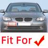 For BMW 5 E60 535i 550i 528i 2008 2009 2010 Front Bumper Tow Hook Eye Cover Towing Hauling Cap Lid Garnish 51117184708