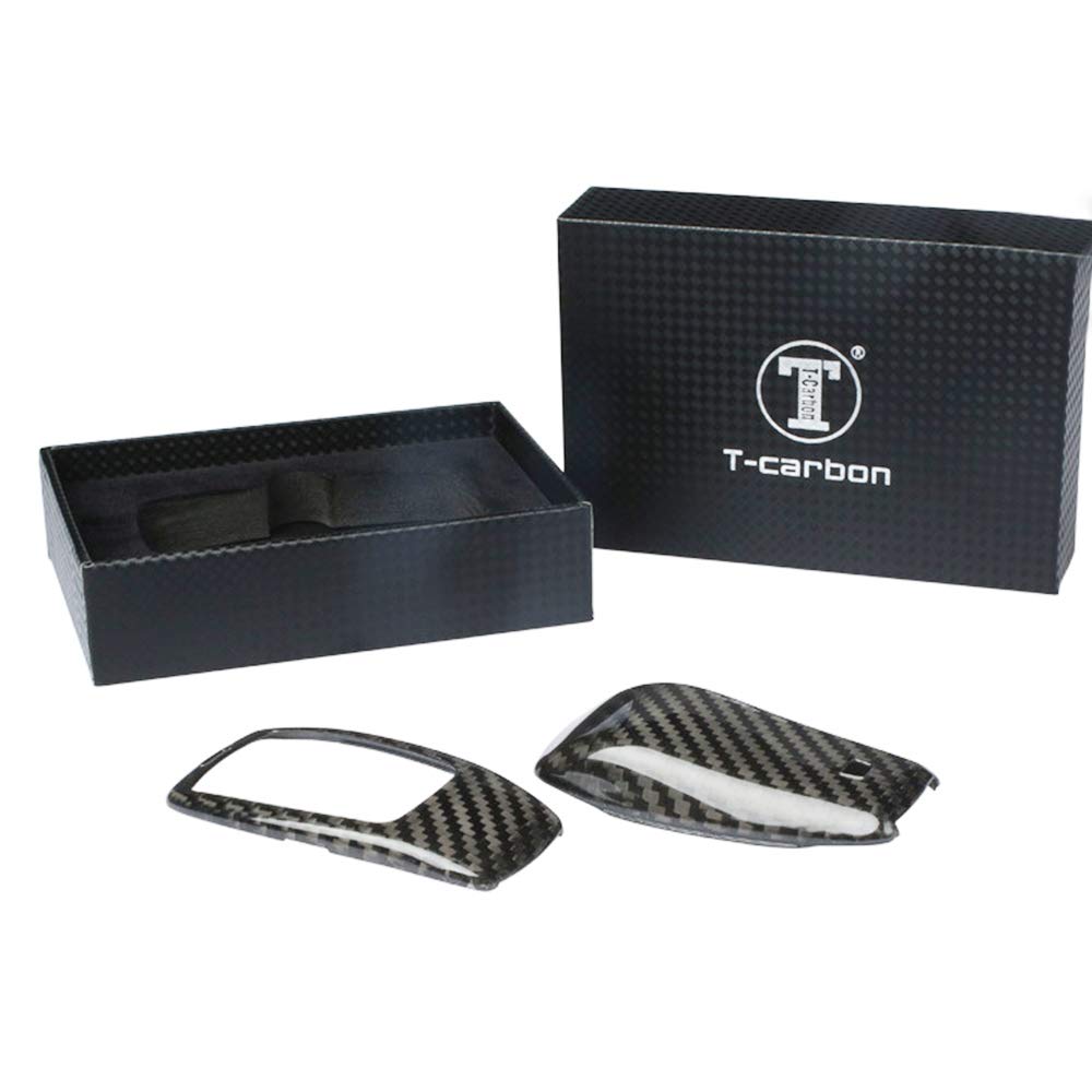 Mercedes-Benz E-Class Real Carbon Luxury Smart Key Case Key Cover W213 E200 E220d E250 E300 E400 (Black)