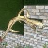 Serpent Carnyx Celtic War Horn Replica - Fully Playable Medieval Celtic Brass War Blowing Trumpet (18 Gauge)