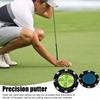 Golf Putt Ball Marker High Precision Round Golf Putt Green Reader Golfing Putting Aid Golf Slope Putting Reader 1PC