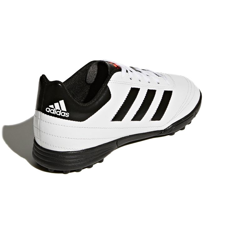 Adidas Goletto VI TF Round Toe Comfortable Shock Absorbing Durable Low Top Soccer Shoes Kids Soccer Shoes Black White AQ4305