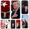Turkey Receptayyip Erdogan Phone Case for Iphone 5 5s 2020se 6 6s 7 8 Plus X 10 XR XS 11 12 13 Mini Pro MAX Black Tpu Back Cover