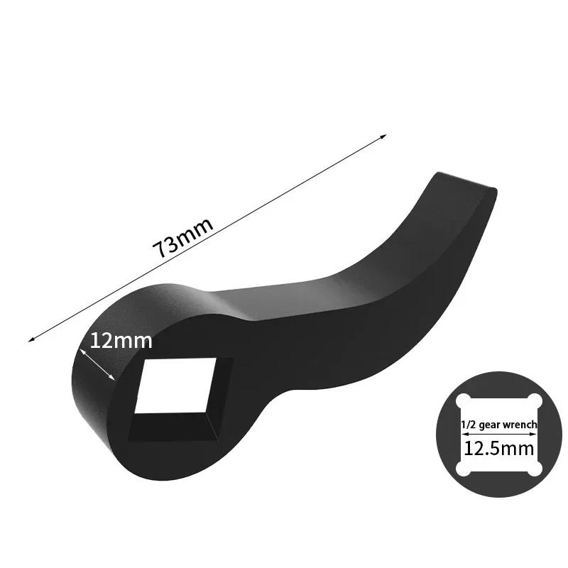 Drive Pry Bar Adapter Used for Open-end Wrenches,Disassembling Axles Repair Tool Angle Type Half Axle Disassembly Tool