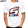 2025 Johann Zarco 5 Gp Racing Rider Tshirt New Summer Unisex Short Sleeve Moto Sport Boy Casual Tees Motorcycle White Tops