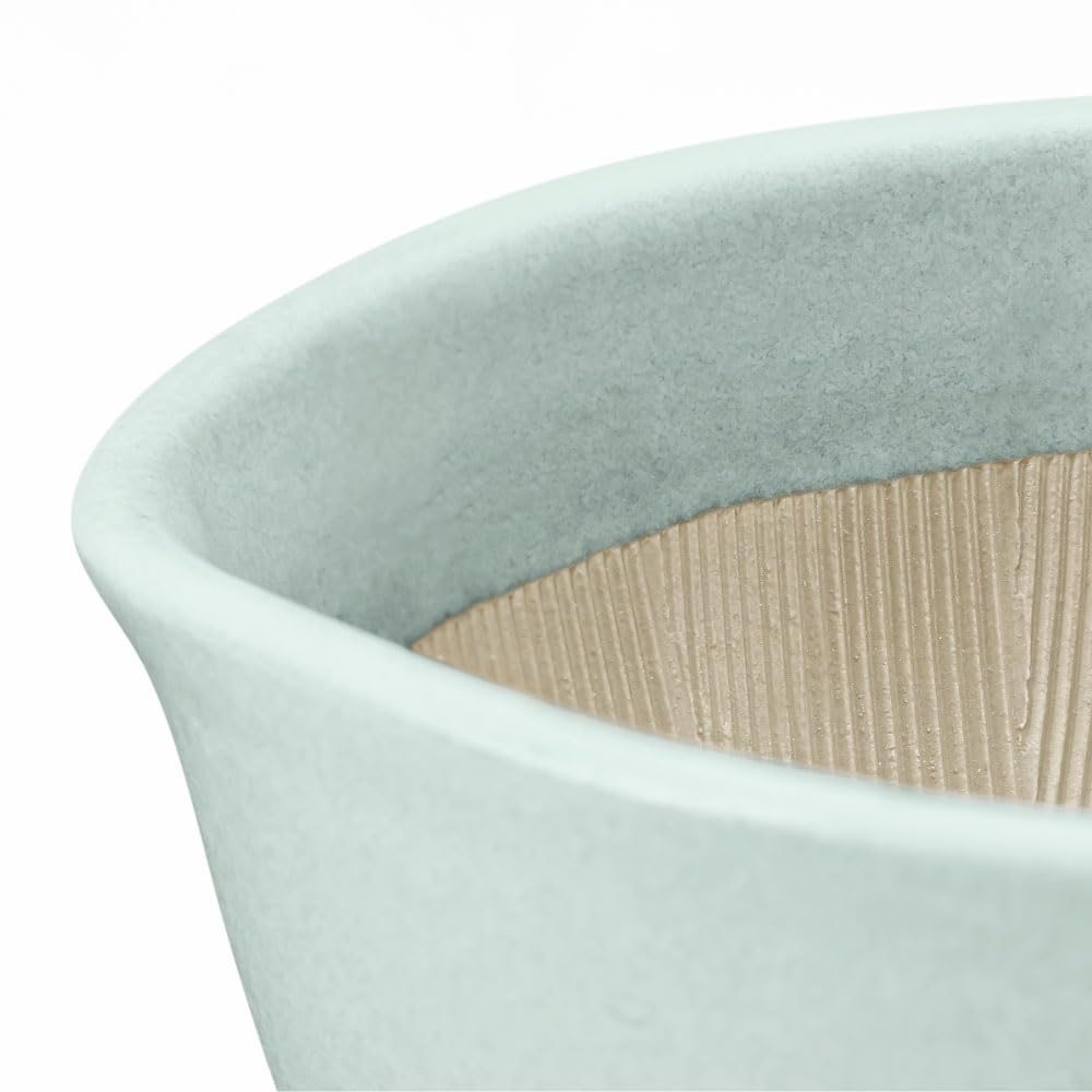 Iwami Ware Mortar Large Celadon Haretoke X Motosige Diameter X Height 8cm Made In Japan Deep Type Microwave Dishwasher Safe Motoju Seiko &NE 14.5cm