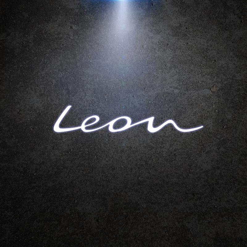 For Seat Ateca Leon Ibiza Logo Wireless Courtesy Car Door Projector LED Welcome Lights Decor