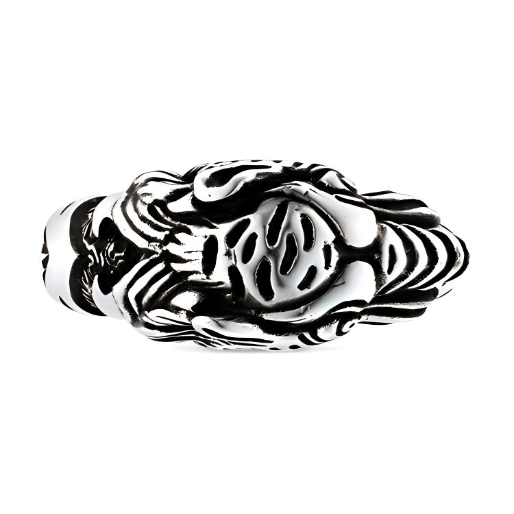 Gucci Садовое Винтажное Потертое Серебряное Кольцо Мужские кольца 621296-J8400-0701