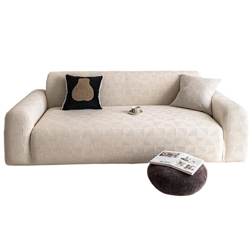 Polar Fleece Sofa Cover All Inclusive  Universal Nordic Simple One Piece Anti Cat Scratch