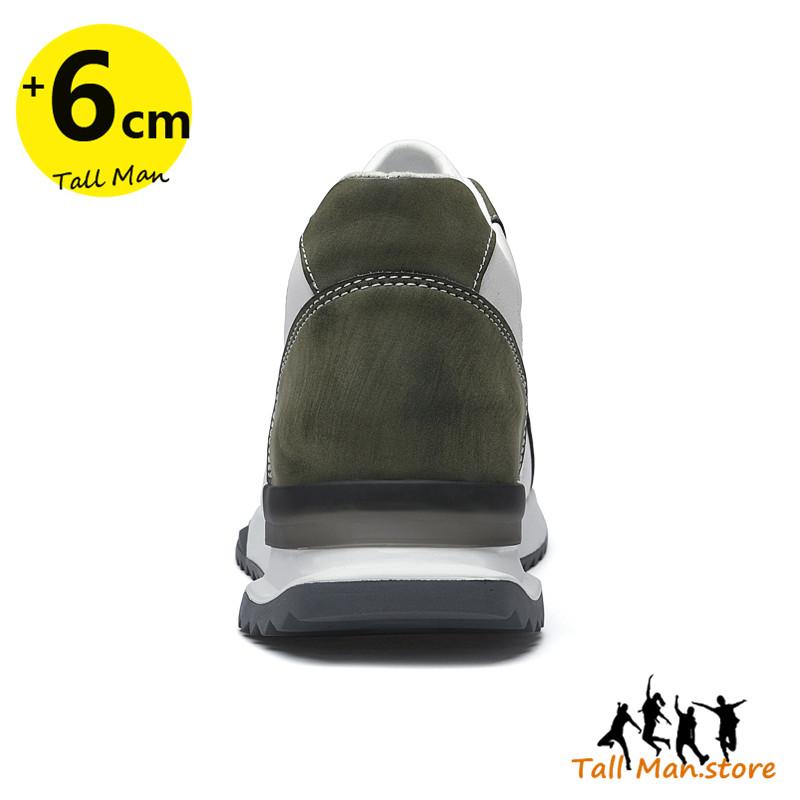Спортивные кроссовки Мужская обувь на платформе Обувь для увеличения роста Стелька 6 см Мужская Повседневная Жизнь Досуг Мода Большие размеры 36-44