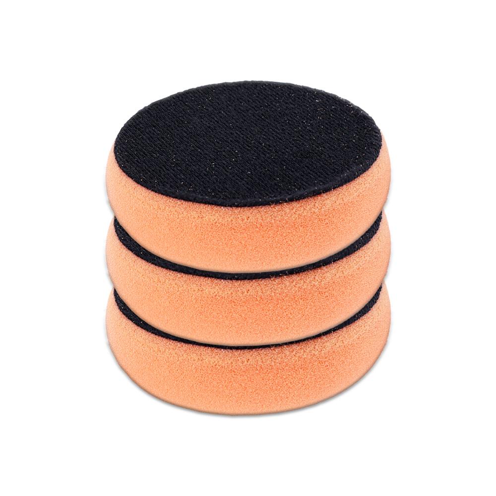 Набор губок для полировки автомобиля, 4-дюймовые аппликаторы для автомобильного воска, красная ручка, мягкие губчатые аппликаторы, губка для полировки автомобиля, инструмент для чистки