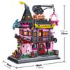 KNEW BUILT Игрушки-конструкторы Мини-корабль-призрак, Магическая лаборатория и Поезд - Идеальный DIY Декор на Хэллоуин, Образовательные Подарочные Наборы для Сборки для Детей