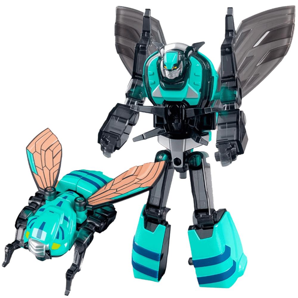 2-in-1 Design Insect Transformer Mecha Toy Double Combination Action Figure Kids Play