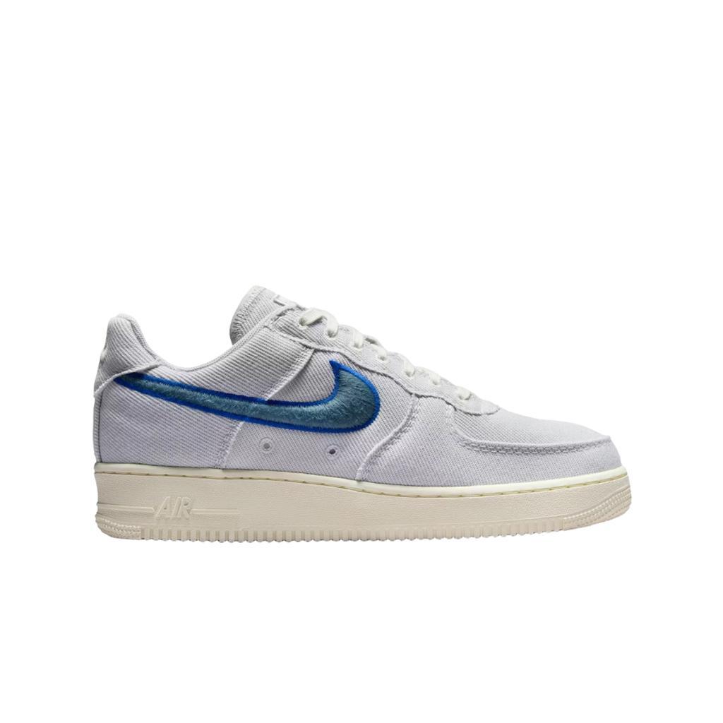 Nike Air Force 1 Low Canvas Pack - кроссовки унисекс Photon Dust Game Royal серые HV1204-001
