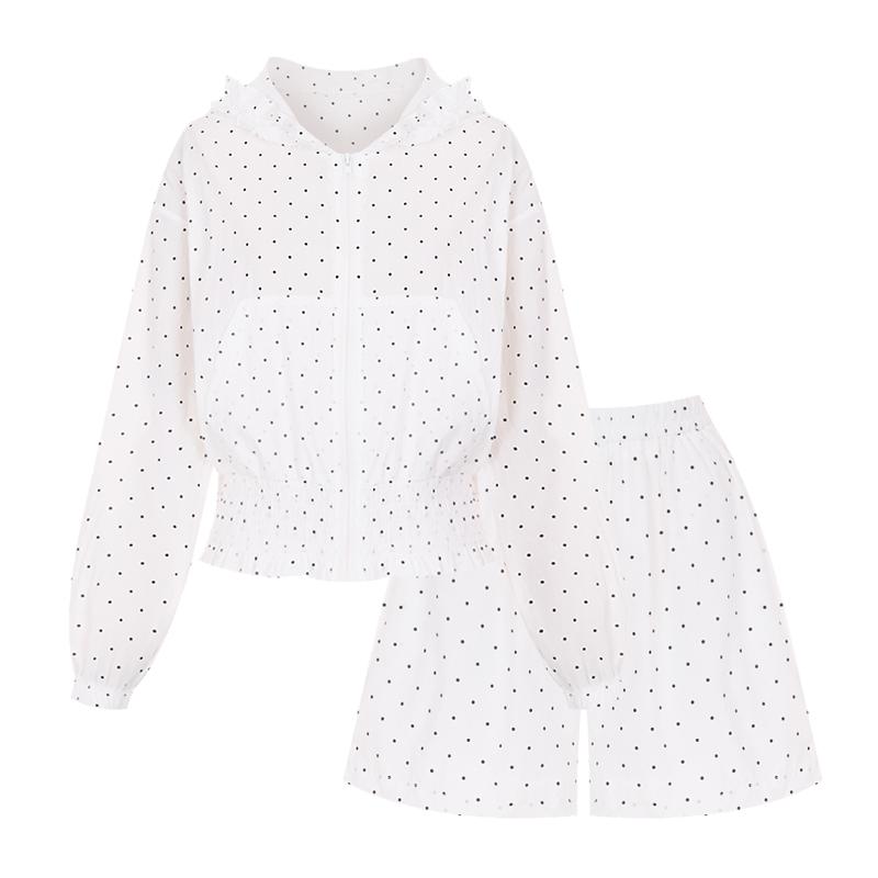 Комплект из джемпера и брюк Selly'S Dot с эластичным поясом_I6B-Cjp007Set