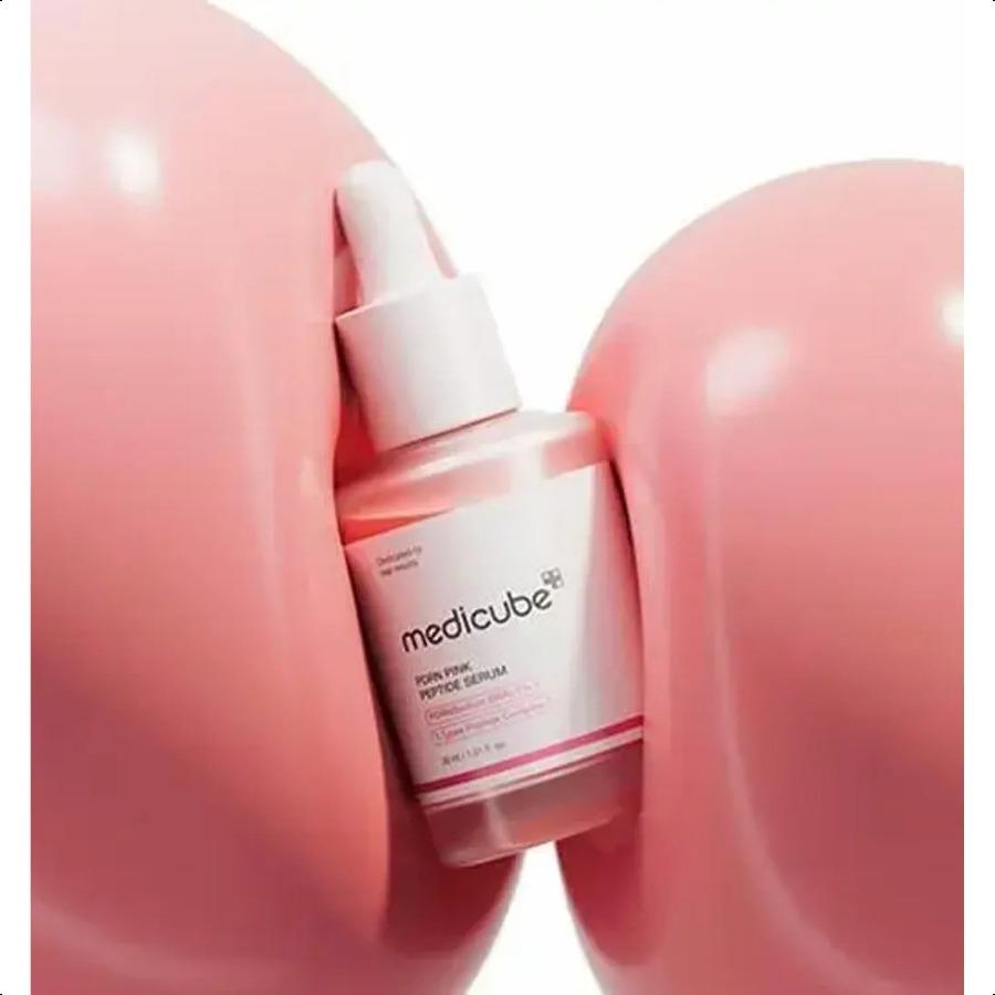 Набор с ампулами PDRN Pink Peptide от medicube (+10 мл+Увлажняющий крем 10 мл)