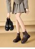 St&Sat/Saturday Versatile Round Head Work Style French Short Boots