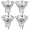 4Pcs MR11 LED Bulb 3W 300lm Bulb with 9 Beads Double Pin Base for Spotlight Landscape LampWarm