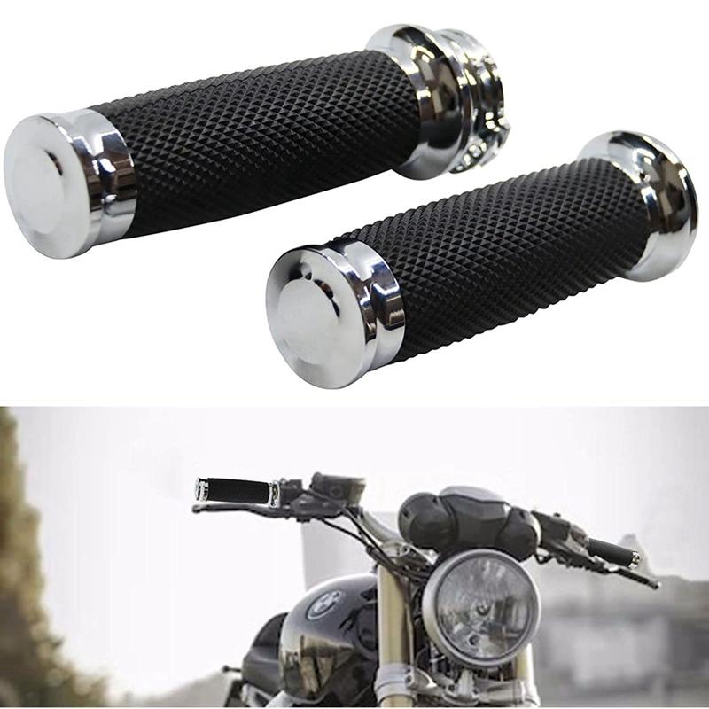 Universal 1In 25Mm Hand Grips Motorcycle Handle Bar Handlebar for Harley Touring Sportster 883 1200 XR for Suzuki