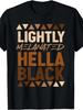 Lightly Melanated Hella Black History Melanin African Unisex T-Shirt Unisex Cotton Crew Neck T-Shirt