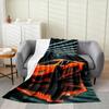 GUOYU Blanket Japanese Ukiyoe Theme Flannel Fleece Throw Blanket MulticolorAll Season Warm Soft 3D Printed Patterns Unisex Japanese