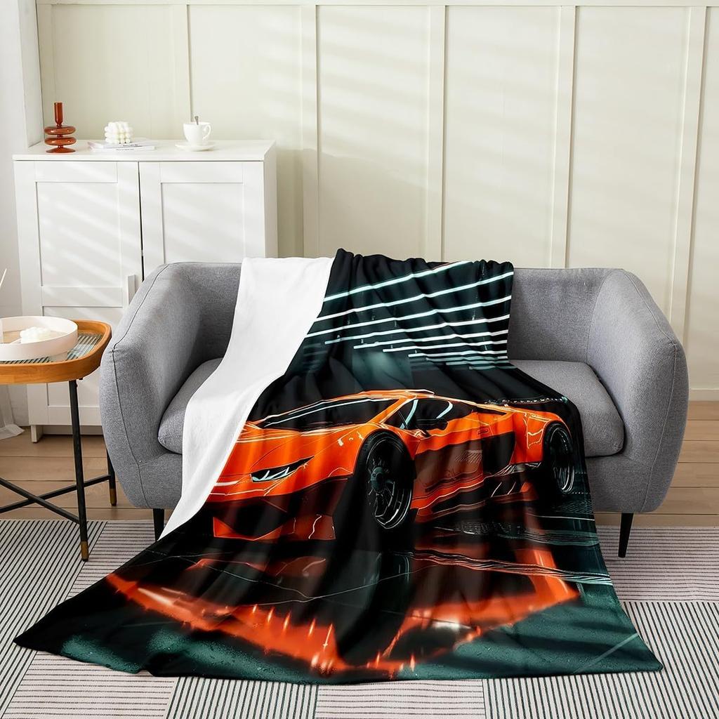 GUOYU Blanket Japanese Ukiyoe Theme Flannel Fleece Throw Blanket MulticolorAll Season Warm Soft 3D Printed Patterns Unisex Japanese