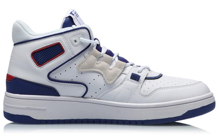 Li Ning Advance 2020 Synthetic Leather Comfortable Slip Resistant Abrasion Resistant Mid top Vintage Basketball Shoes AGBQ111-3