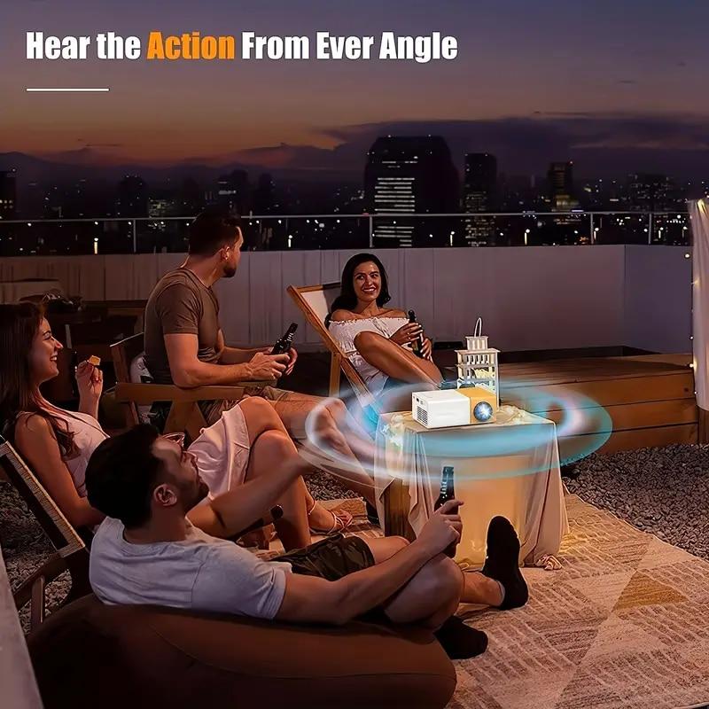Mini Projector YG300 Pro LED Supported 1080P Full HD Television Portable Beamer Audio HDMI USB Outdoor Movie Video Projetor