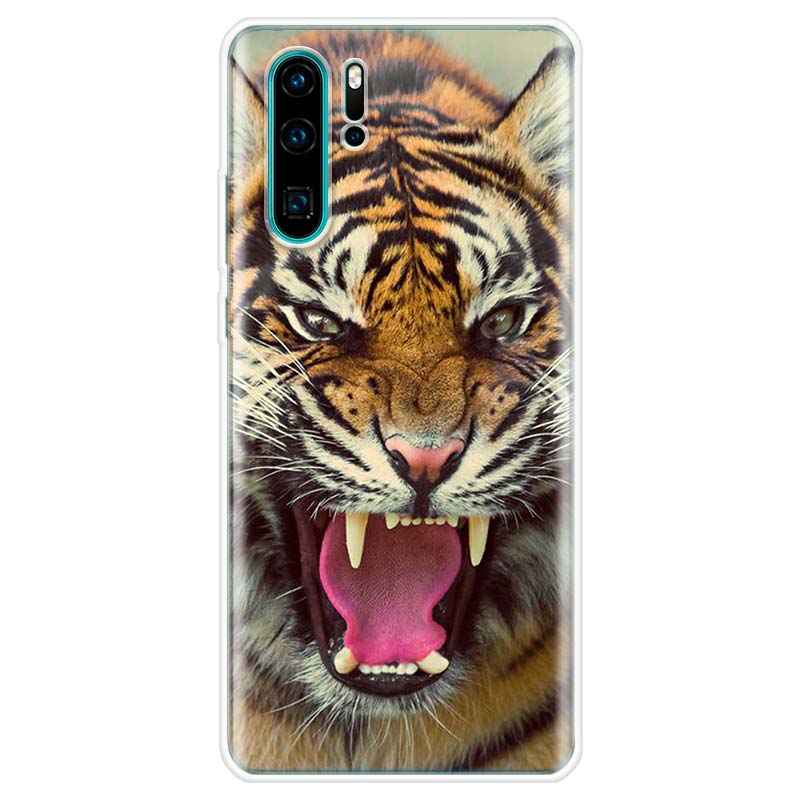 Чехол для телефона с изображением свирепого тигра и животного для Huawei Y5 Y6 Y7 Y9S P Smart Z 2019 Honor 10 Lite 9 20 9X 8S 8X 8A Pro 7A 7X Coque