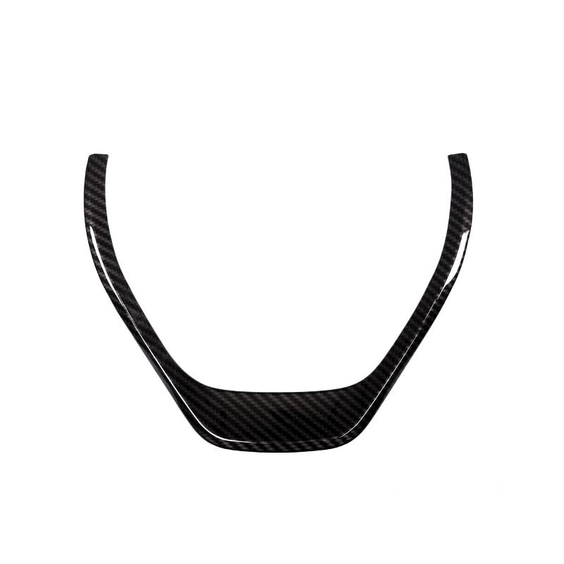 Автомобильная текстура из углеродного волокна, внутренняя панель рулевого колеса, рамка, накладка для BMW 3 серии F30 F32 F34 2013 2014