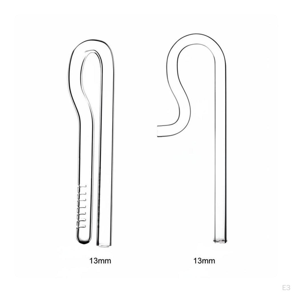 Стеклянная трубка Lily Pipe Улучшает циркуляцию воды Аквариум Вход Выход Кристально чистый
