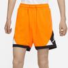 Jordan Баскетбольные тренировочные шорты Dri-Fit с сетчатыми вставками, мужские штаны, оранжевые CV3087-803