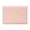 Louis Vuitton Кошелек женский из кожи с застежкой-кнопкой и монограммой Rosalie, розовый M26894