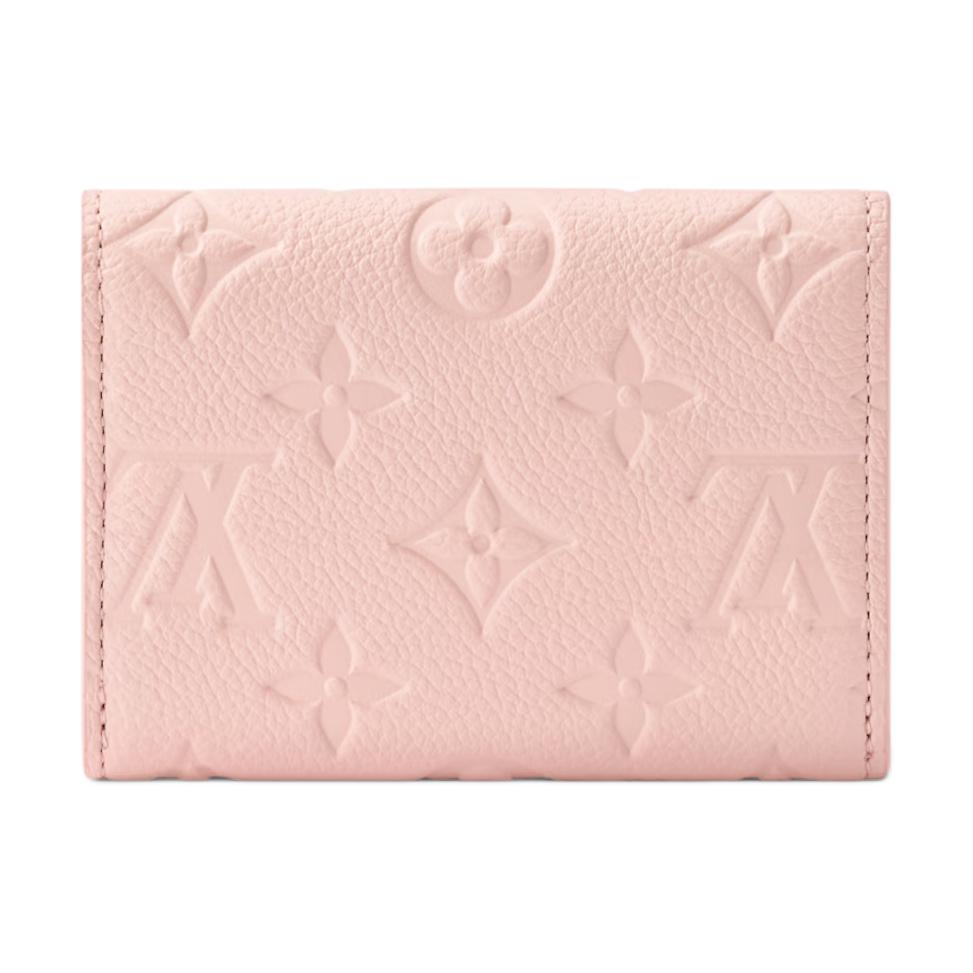Louis Vuitton Кошелек женский из кожи с застежкой-кнопкой и монограммой Rosalie, розовый M26894