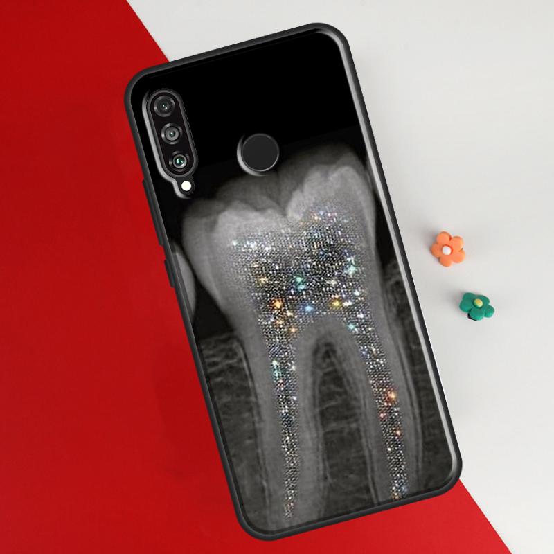 Чехол с рисунком зуба стоматолога для Huawei P30 Pro P50 P20 P40 Lite P Smart 2021 Nova 5T, чехол для Honor 50 8X 10i