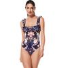 New One-piece Printed Swimsuit Women's Swimsuit Chiffon Skirt Swimsuit Set