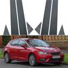 Carbon Fiber Mirror Effect Car Door Middle Column Window Center BC Pillar Post Cover Trim Fit For Seat Leon 3 2013-2020