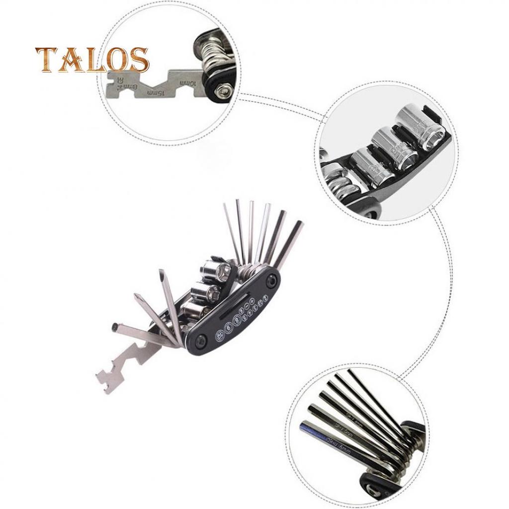 Набор инструментов 16 в 1 для ремонта велосипеда