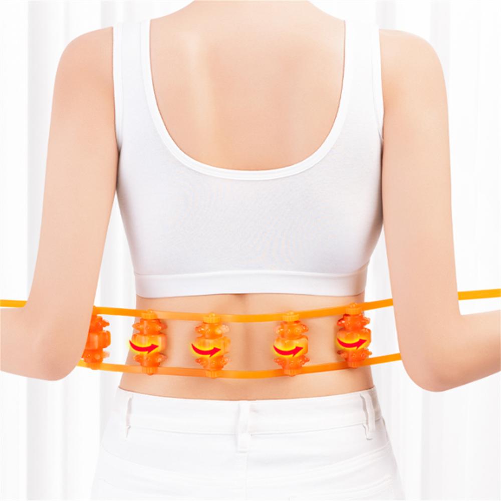 Массажер для мышц спины, плеч и шеи, инструмент для массажа меридианов, массажер для ног и тела от целлюлита, массажный ролик для фитнеса и физиотерапии